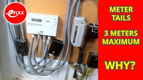 meter tails to consumer units